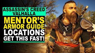 Assassins Creed Valhalla  How to Unlock MENTORS ARMOR Set  Guide amp Locations [upl. by Ateekan]