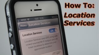 How To Use And Turn On Location Services iPhone  Locations Settings [upl. by Lleroj]