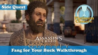 Fang for Your Buck  Side Quest  Assassins Creed Odyssey [upl. by Ardnnek767]