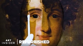 How Old Paintings Are Professionally Restored  Refurbished  Art Insider [upl. by Duwe708]