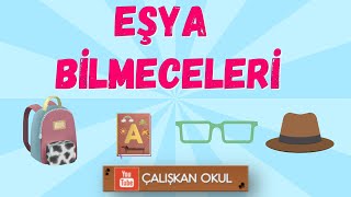 EŞYA BİLMECELERİ [upl. by Liuqa]