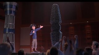 Hiro Hamada microbots presentation Big hero 6 1080p [upl. by Nnylhsa]