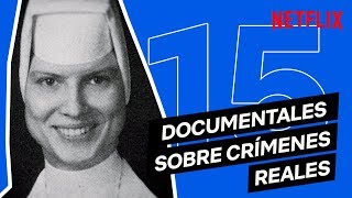 15 DOCUMENTALES sobre CRÍMENES REALES en NETFLIX ESPAÑA [upl. by Aed]