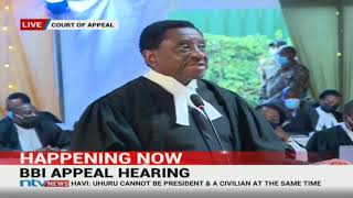 James Orengos grammar lesson in court  BBI Appeal [upl. by Nahshun468]