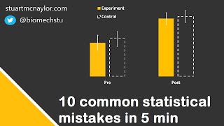 Ten Statistical Mistakes in 5 Min [upl. by Lielos]