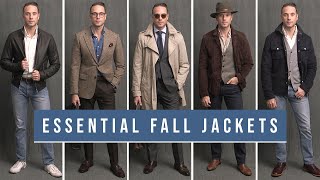 5 Essential Jackets For Your Fall Wardrobe  Trench Bomber Suede Jacket  Fall Outfit Ideas [upl. by Akin468]