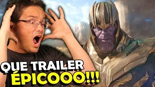 ANALISE DO TRAILER VINGADORES GUERRA INFINITA  React [upl. by Javed886]