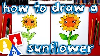 How To Draw A Sunflower [upl. by Fiona]