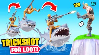 TRICKSHOT Race For LOOT Fortnite [upl. by Norbie]