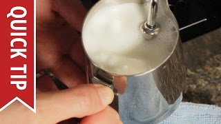 How to AutoFroth Milk for Lattes [upl. by Shank]