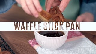 Waffle Stick Pan  Pampered Chef [upl. by Akimert]