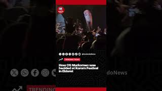 Kipchumba Murkomen Denied Platform at Eldorets Korom Festival [upl. by Drusilla]