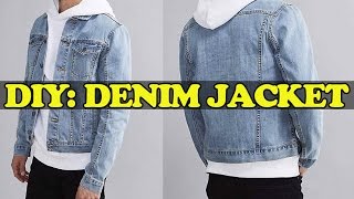 DIY Denim Jacket from Scratch [upl. by Einned]