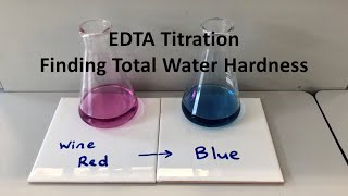 Total Water Hardness using EDTA Titration [upl. by Analak]