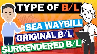 Explained about Type of BL What is the difference between Original BL Surrendered BL Waybill [upl. by Matejka410]