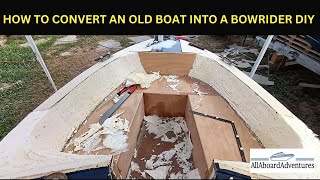 Boat conversion into Bowrider [upl. by Ardet]