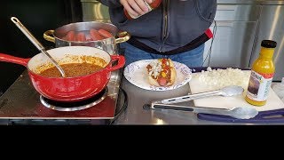 Coney Dog wConey Meat Sauce Using Safeco Field Fletchers Dog [upl. by Hoi677]