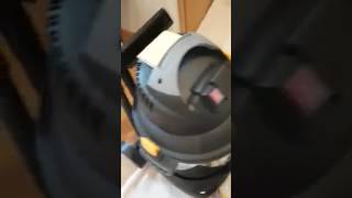 Dustless sanding  titan Hoover and Mirka hand sander [upl. by Odarbil672]