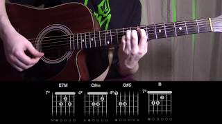 Eyes Without A Face  Billy Idol  Guitar Lesson Tab Tutorial  How To Play [upl. by Luhem921]