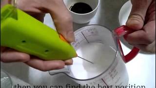 How To Make Latte Art with Mini Milk Frother [upl. by Erroll]