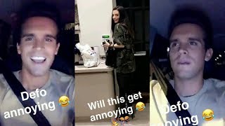 Gaz Beadle with Emma McVey  Snapchat Videos  September 13 2017 [upl. by William]