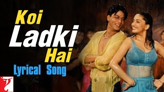 Koi Ladki Hai  Lyrical Song  Dil To Pagal Hai  Shah Rukh Khan Madhuri  Lata Udit Anand Bakshi [upl. by Royce]