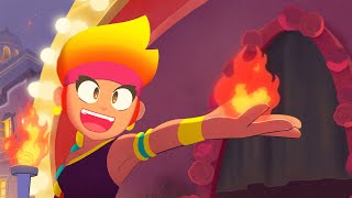 Brawl Stars Animation  Amber  This is fine [upl. by Eelimaj]