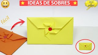 Como Hacer SOBRES DE PAPELSOBRES PARA REGALOS MANUALIDADES [upl. by Amar]