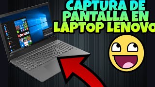 Como hacer una CAPTURA DE PANTALLA en LAPTOP LENOVO 2021 FÁCIL [upl. by Enerahs]