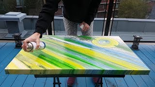 How to Spray Varnish an Acrylic Painting [upl. by Nidnerb698]