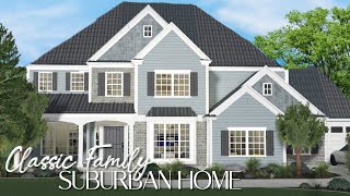 BLOXBURG Classic Family Suburban Home  Part 1 [upl. by Ancel160]