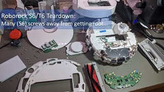 Roborock S6T6 Teardown Many screws away from getting root Part 1 of the rooting process [upl. by Arak]