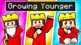 Minecraft But I GROW YOUNGER [upl. by Ellesor]