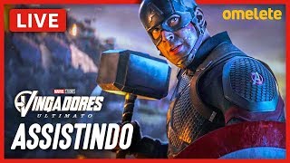 REAGINDO A VINGADORES ULTIMATO AO VIVO UltimatoDay [upl. by Skiba]