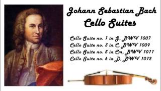 Johann Sebastian Bach  Cello suites in 432 Hz great for reading or studying [upl. by Rother]