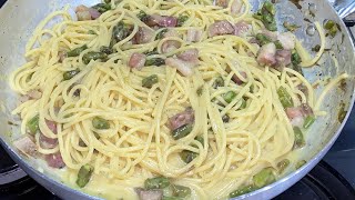 CARBONARA CON ASPARAGI [upl. by Rodina]