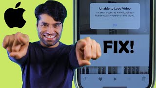 Unable to load video iPhone  FIX [upl. by Aivataj]