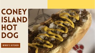 Coney Island Hot Dog  Hot Dog Series  Coney Sauce Recipe [upl. by Igor]