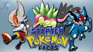 20 Starter Pokémon Facts [upl. by Renell]