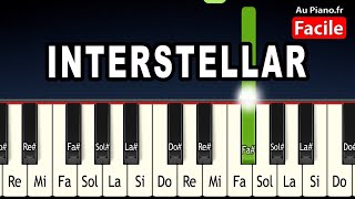 Interstellar Piano Tutorial Facile [upl. by Ylrebme]