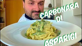 Carbonara di Asparagi chef Barbato [upl. by Kory]