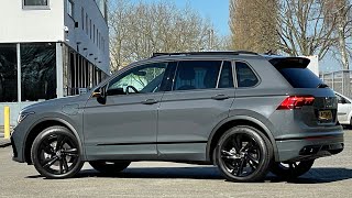 Volkswagen NEW Tiguan Rline Black Style 2022 in4K Dolphin Grey 19 inch Valencia Walk around ampdetail [upl. by Breana]