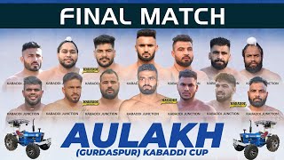 FINAL MATCH AULAKH VS JANGIANA  AULAKH GURDASPUR KABADDI CUP [upl. by Kasevich]