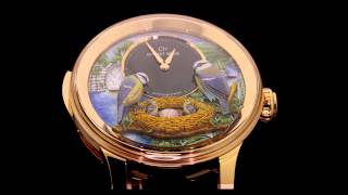 THE BIRD REPEATER BY JAQUET DROZ  MOVIE [upl. by Olimpia]