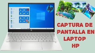 como hacer capturas de pantalla en laptop HP [upl. by Ardnuaed]