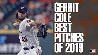 Gerrit Coles Best Pitches of 2019  MLB Highlights [upl. by Aiynat]