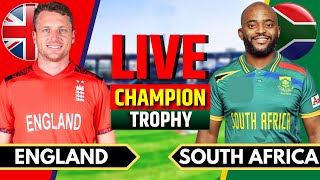 South Africa vs England Match 11  Live Cricket Match Today  SA vs ENG  Champions Trophy [upl. by Noirod227]