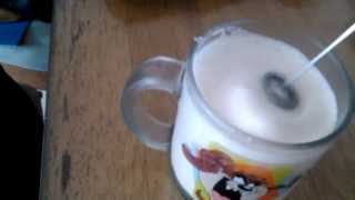 Aerolatte Review Frothing Cold Milk In Under 1 Minute [upl. by Jerrilee]