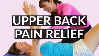 Physical Therapist Upper Back Stretches that Relieve Pain and Stiffness Part 1 [upl. by Edmea]