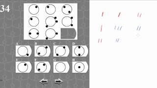 IQ TEST matrix 34 SOLVED AND EXPLAINED [upl. by Papst]